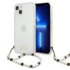 Guess GUHCP13SKPSWH iPhone 13 mini 5,4Transparent hardcase White Pearl